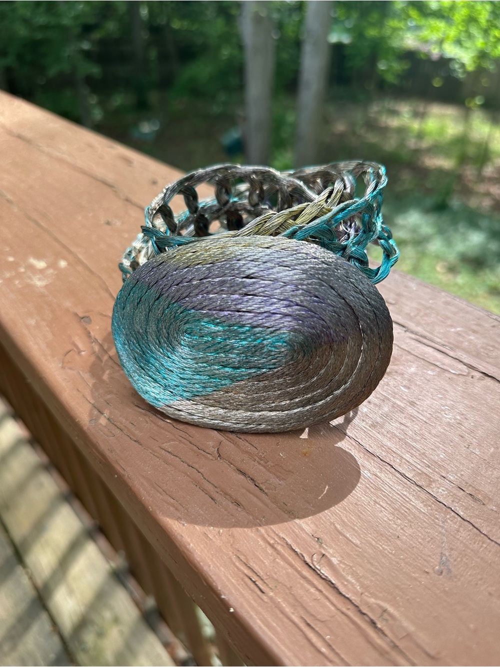 Unique colorful wire belt